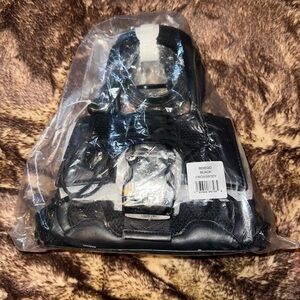 Brand NEW black Steve Madden sneaker style removable strap handbag